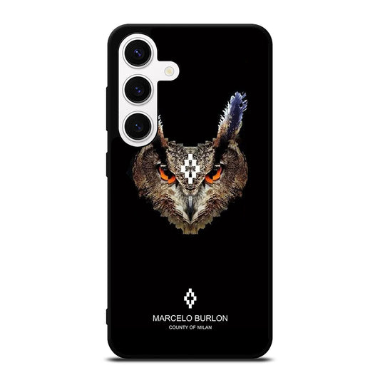MARCELO BURLON OWL 3 Samsung Galaxy S24 Case Cover
