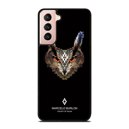 MARCELO BURLON OWL 3 Samsung Galaxy S21 Case Cover