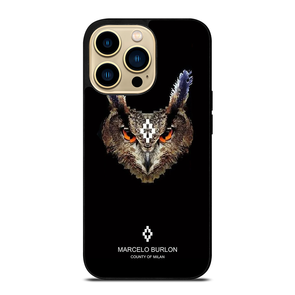 MARCELO BURLON OWL 3 iPhone 14 Pro Max Case Cover