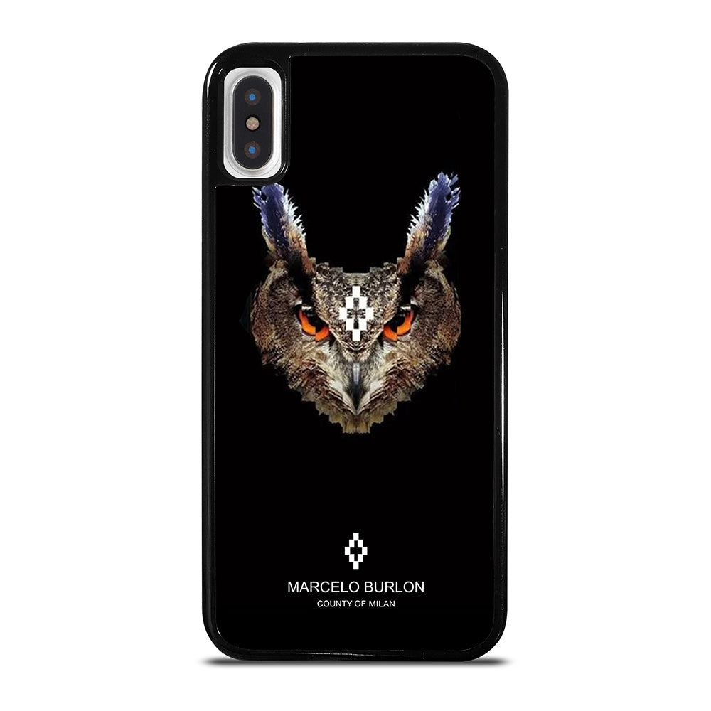 MARCELO BURLON OWL 3 iPhone X / XS Case Cover
