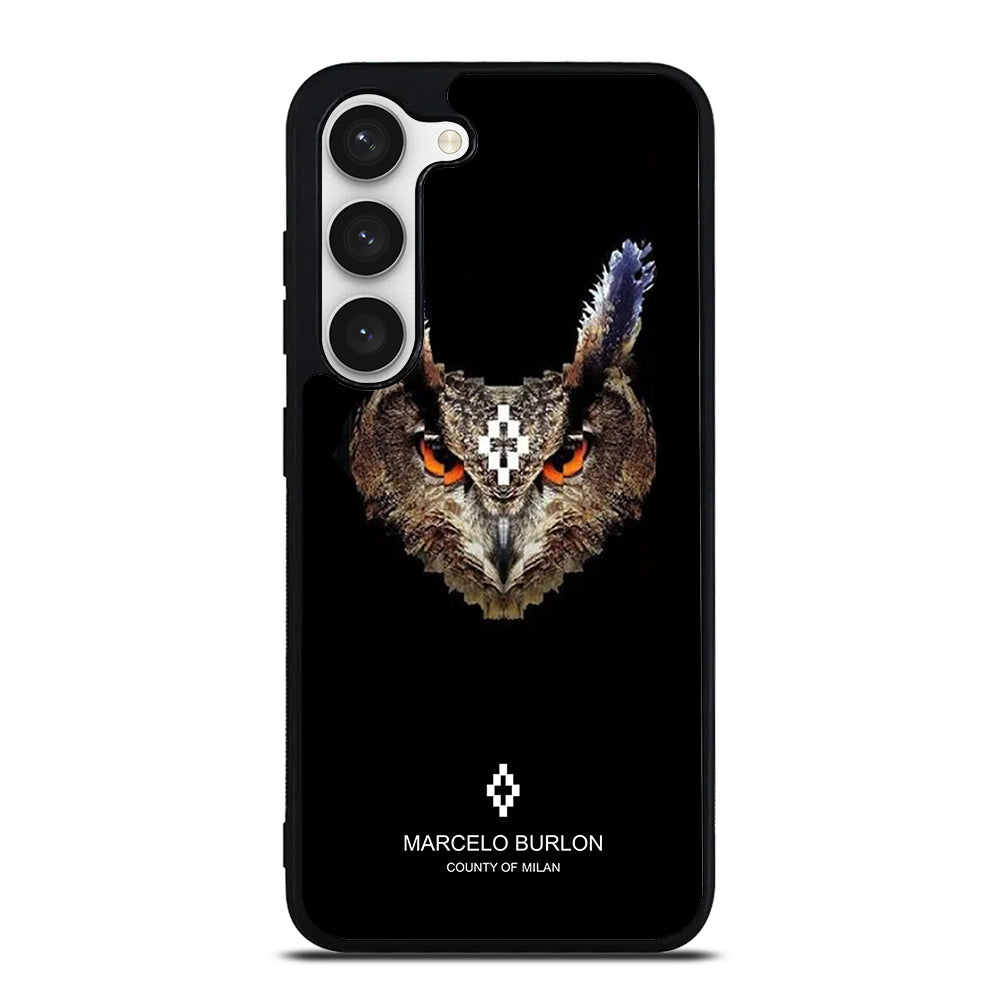 MARCELO BURLON OWL 3 Samsung Galaxy S23 Case Cover