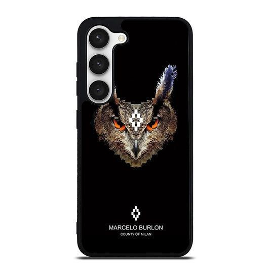 MARCELO BURLON OWL 3 Samsung Galaxy S23 Case Cover