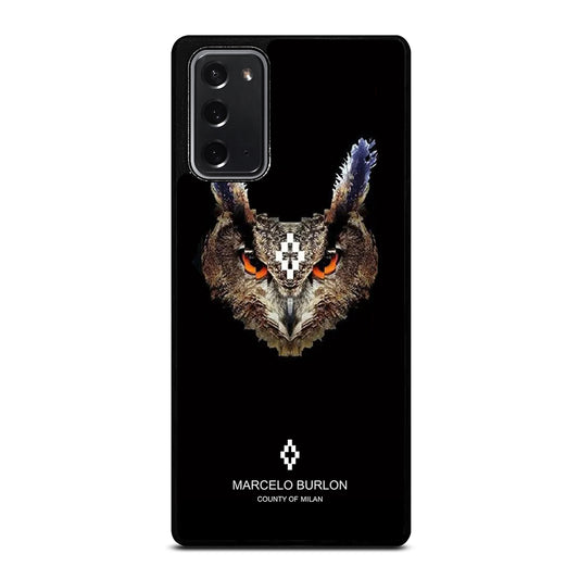 MARCELO BURLON OWL 3 Samsung Galaxy Note 20 Case Cover