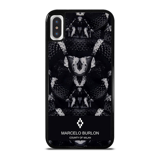 MARCELO BURLON SNAKE 2 iPhone X / XS Case Cover