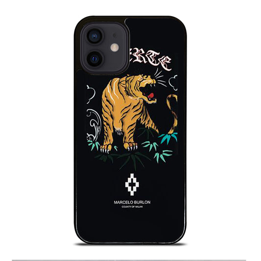 MARCELO BURLON TIGER LOGO 2 iPhone 12 Mini Case Cover