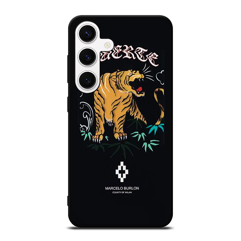 MARCELO BURLON TIGER LOGO 2 Samsung Galaxy S24 Case Cover
