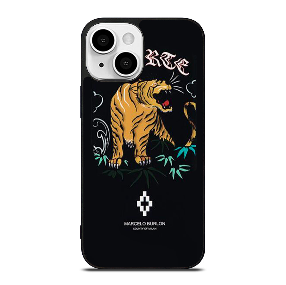 MARCELO BURLON TIGER LOGO 2 iPhone 13 Mini Case Cover
