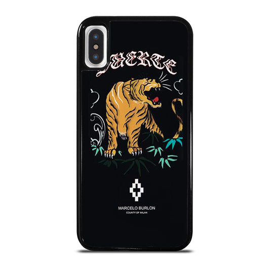 MARCELO BURLON TIGER LOGO 2 iPhone X / XS Case Cover