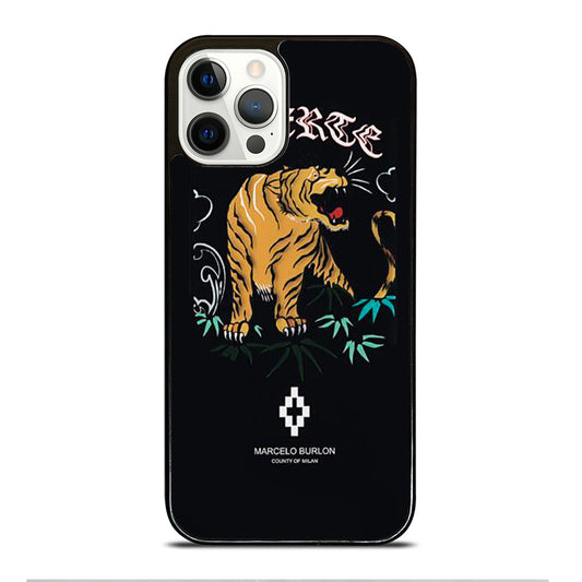 MARCELO BURLON TIGER LOGO 2 iPhone 12 Pro Case Cover