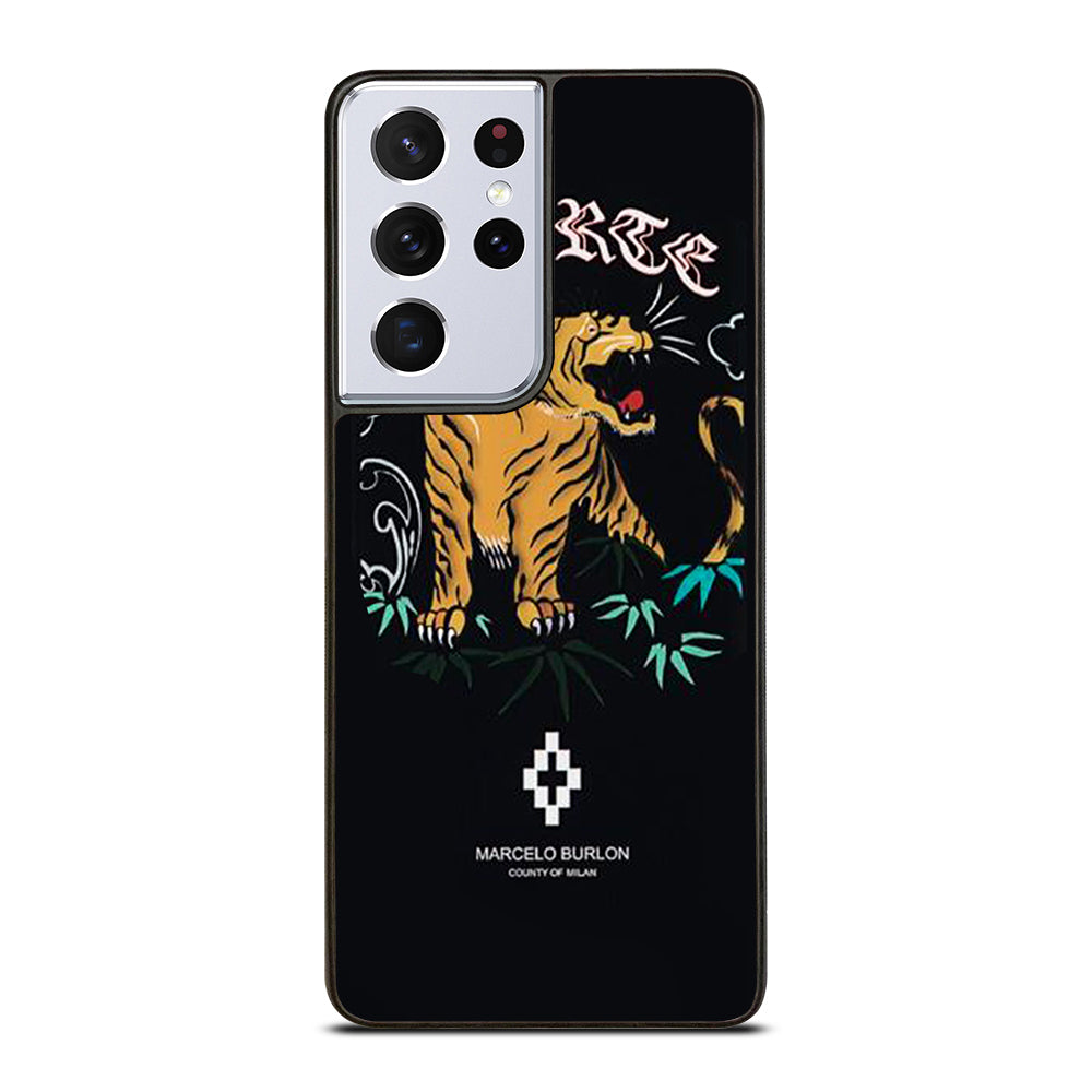 MARCELO BURLON TIGER LOGO 2 Samsung Galaxy S21 Ultra Case Cover