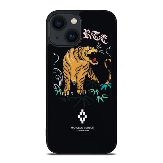 MARCELO BURLON TIGER LOGO 2 iPhone 14 Plus Case Cover