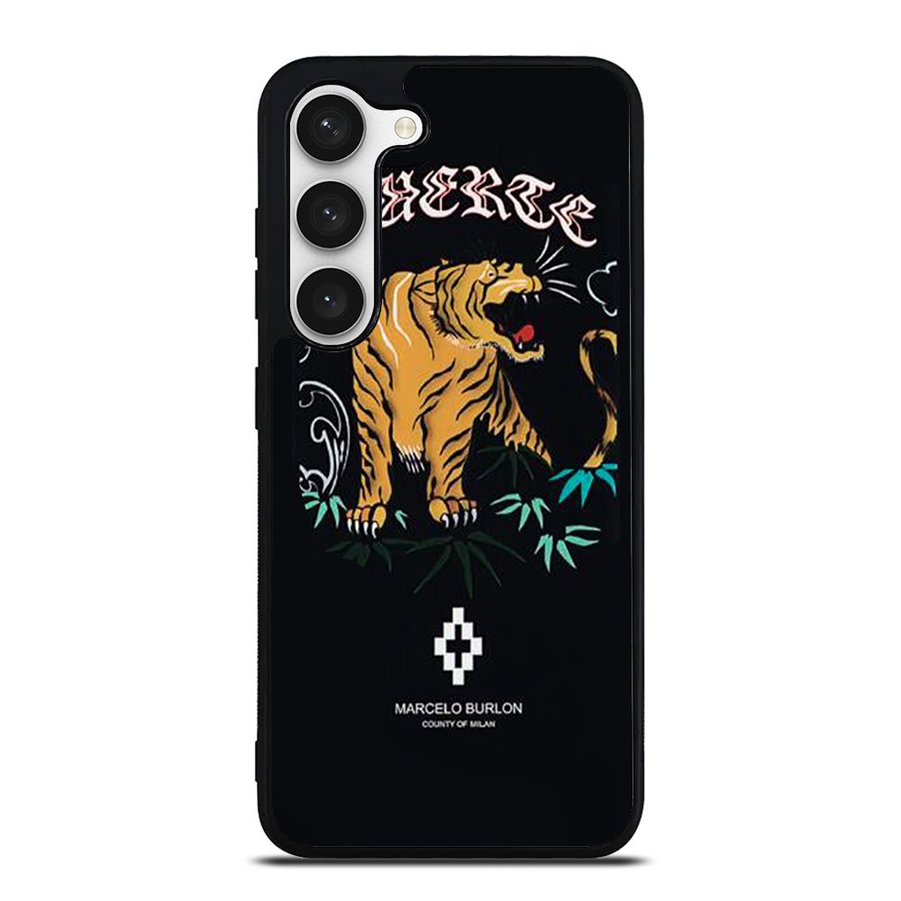 MARCELO BURLON TIGER LOGO 2 Samsung Galaxy S23 Case Cover