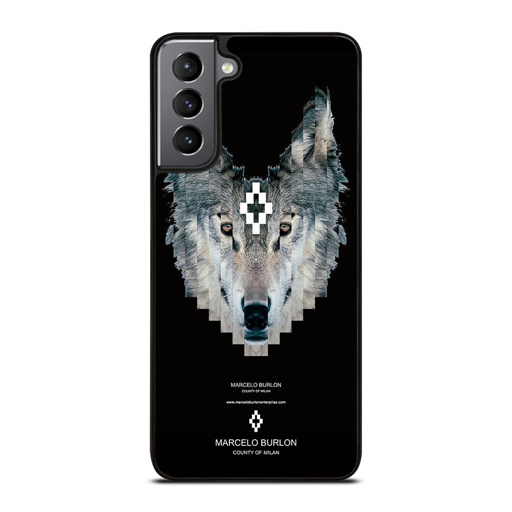 MARCELO BURLON WOLF LOGO Samsung Galaxy S21 Plus Case Cover
