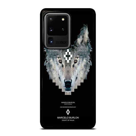 MARCELO BURLON WOLF LOGO Samsung Galaxy S20 Ultra Case Cover