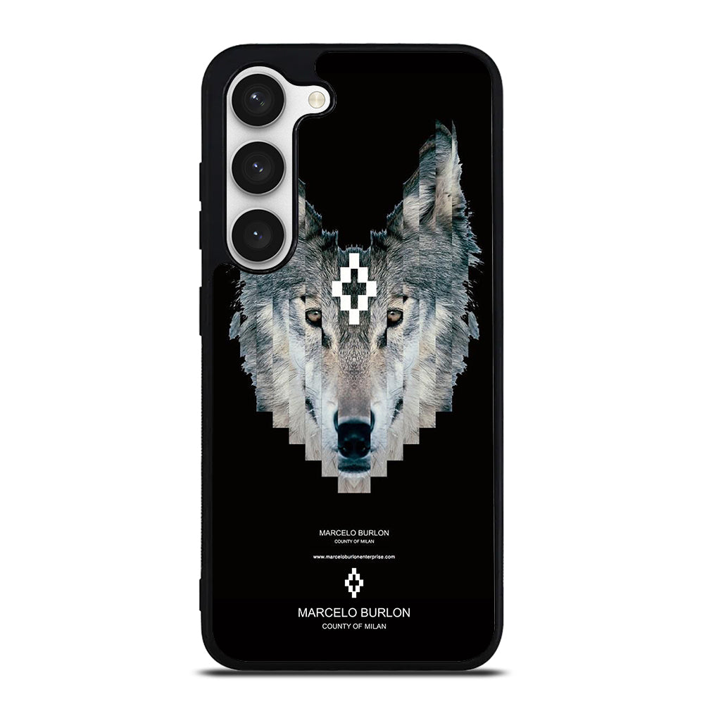 MARCELO BURLON WOLF LOGO Samsung Galaxy S23 Case Cover