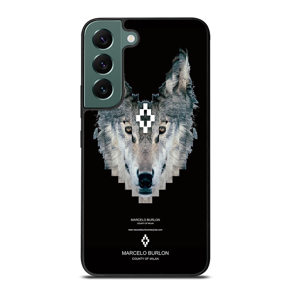 MARCELO BURLON WOLF LOGO Samsung Galaxy S22 Case Cover