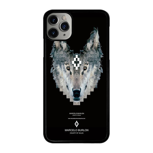 MARCELO BURLON WOLF LOGO iPhone 11 Pro Max Case Cover