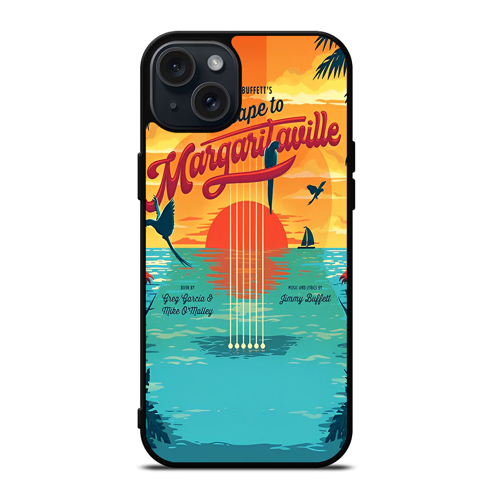 MARGARITAVILLE JIMMY BUFFETT'S POSTER iPhone 15 Plus Case Cover