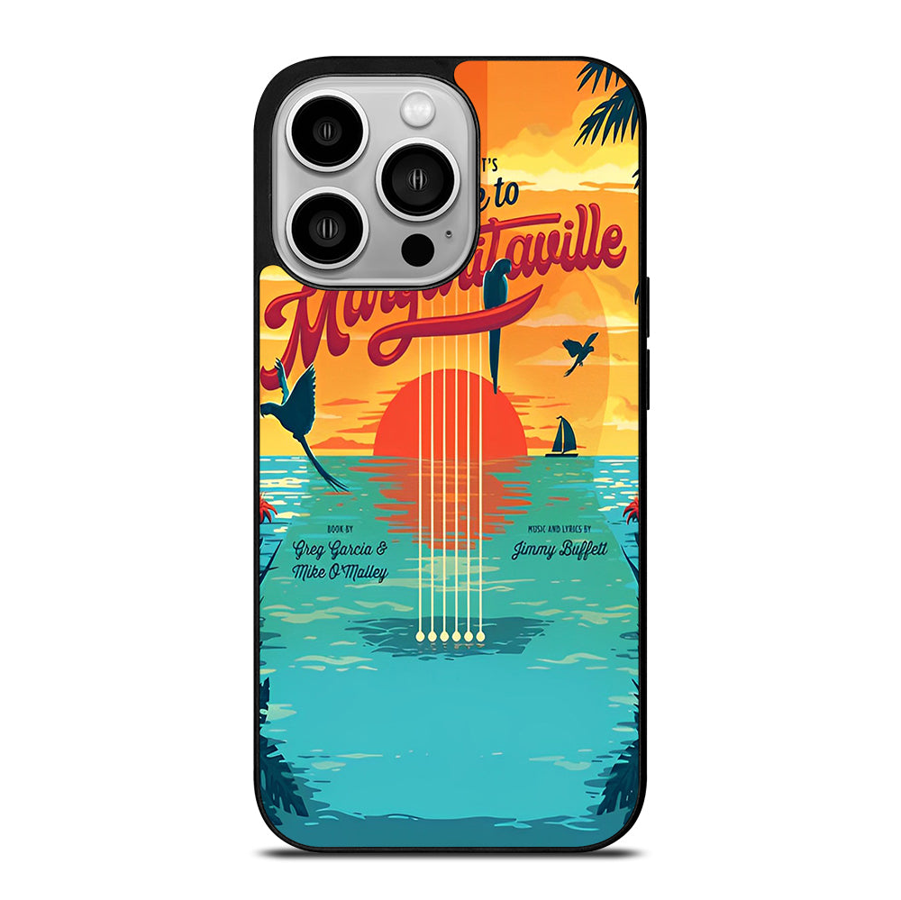MARGARITAVILLE JIMMY BUFFETT'S POSTER iPhone 14 Pro Case Cover