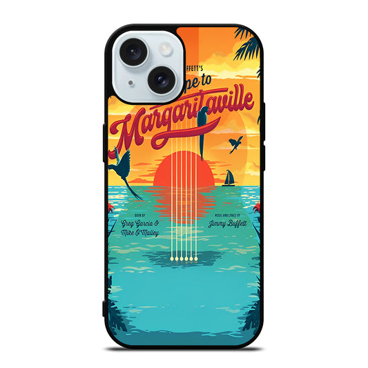MARGARITAVILLE JIMMY BUFFETT'S POSTER iPhone 15 Case Cover