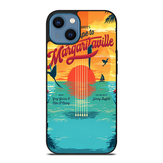 MARGARITAVILLE JIMMY BUFFETT'S POSTER iPhone 14 Case Cover