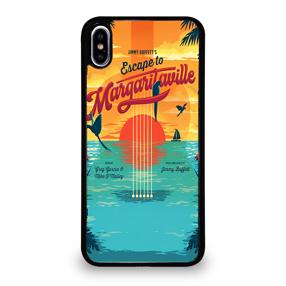 MARGARITAVILLE JIMMY BUFFETT'S POSTER iPhone XS Max Case Cover