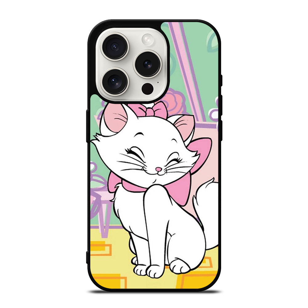 MARIE THE ARISTOCATS CAT CUTE CARTOON 2 iPhone 15 Pro Case Cover