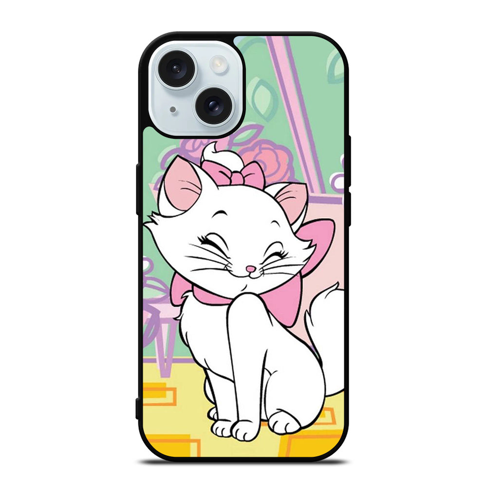 MARIE THE ARISTOCATS CAT CUTE CARTOON 2 iPhone 15 Case Cover