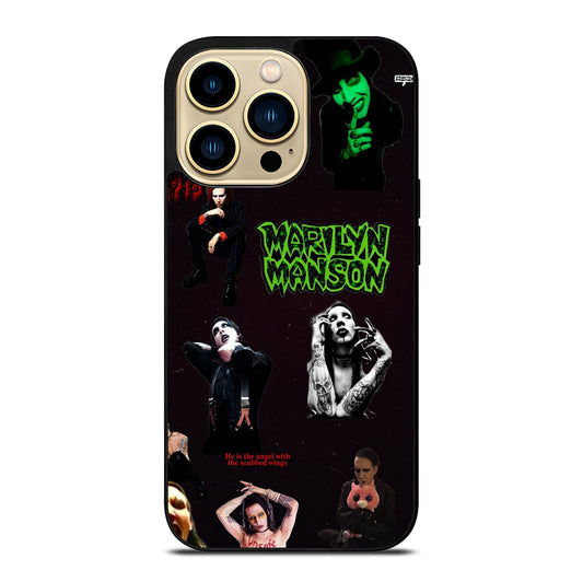 MARILYN MANSON COLLAGE 2 iPhone 14 Pro Max Case Cover