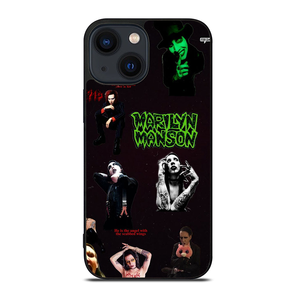 MARILYN MANSON COLLAGE 2 iPhone 14 Plus Case Cover