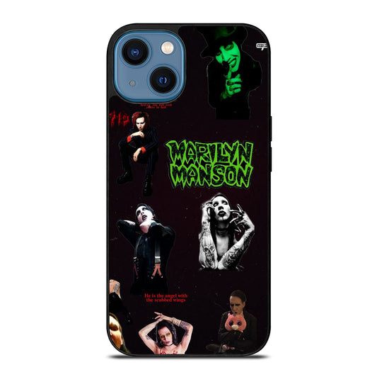 MARILYN MANSON COLLAGE 2 iPhone 14 Case Cover