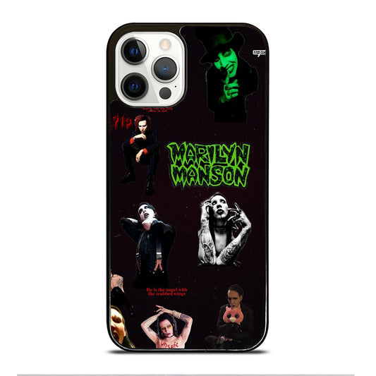 MARILYN MANSON COLLAGE 2 iPhone 12 Pro Case Cover