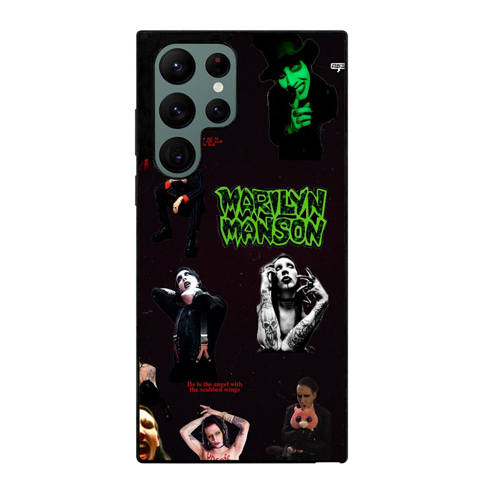 MARILYN MANSON COLLAGE 2 Samsung Galaxy S22 Ultra Case Cover