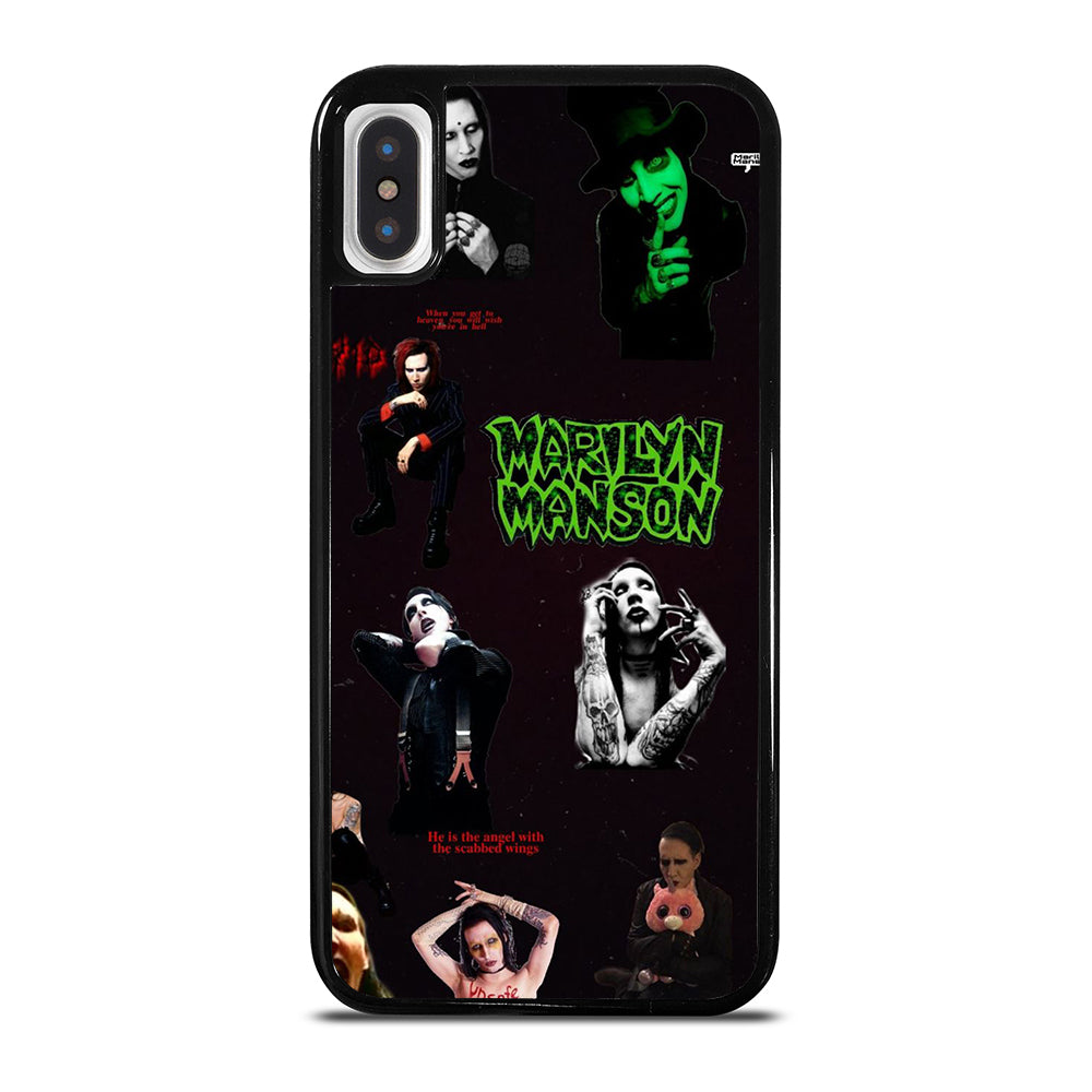 MARILYN MANSON COLLAGE 2 iPhone X / XS Case Cover