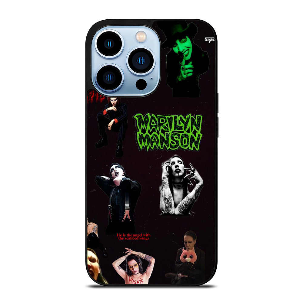 MARILYN MANSON COLLAGE 2 iPhone 13 Pro Max Case Cover