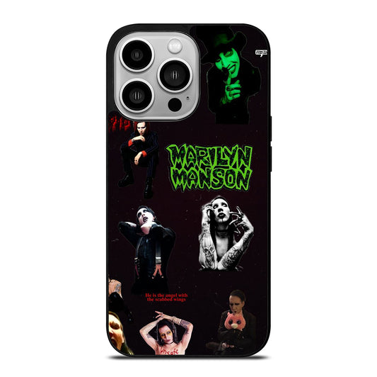 MARILYN MANSON COLLAGE 2 iPhone 14 Pro Case Cover