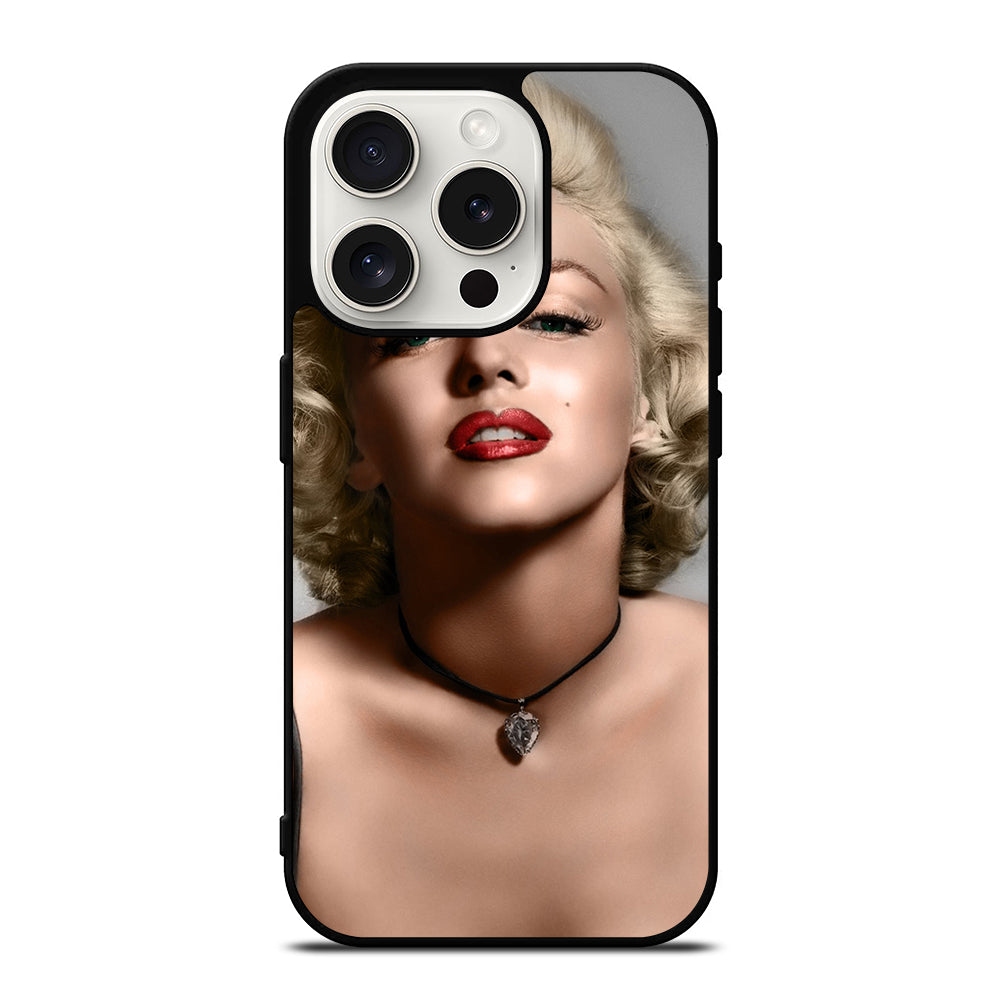 MARILYN MONROE FACE 2 iPhone 15 Pro Case Cover