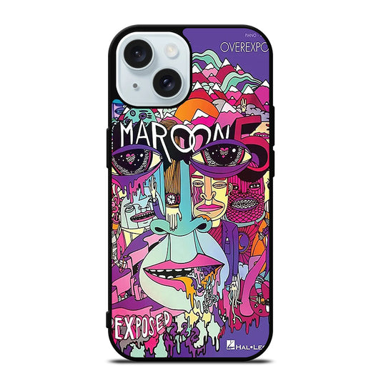 MAROON 5 ART BAND POSTER iPhone 15 Case Cover