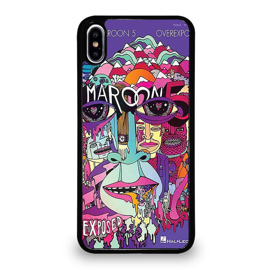 MAROON 5 ART BAND POSTER iPhone XS Max Case Cover