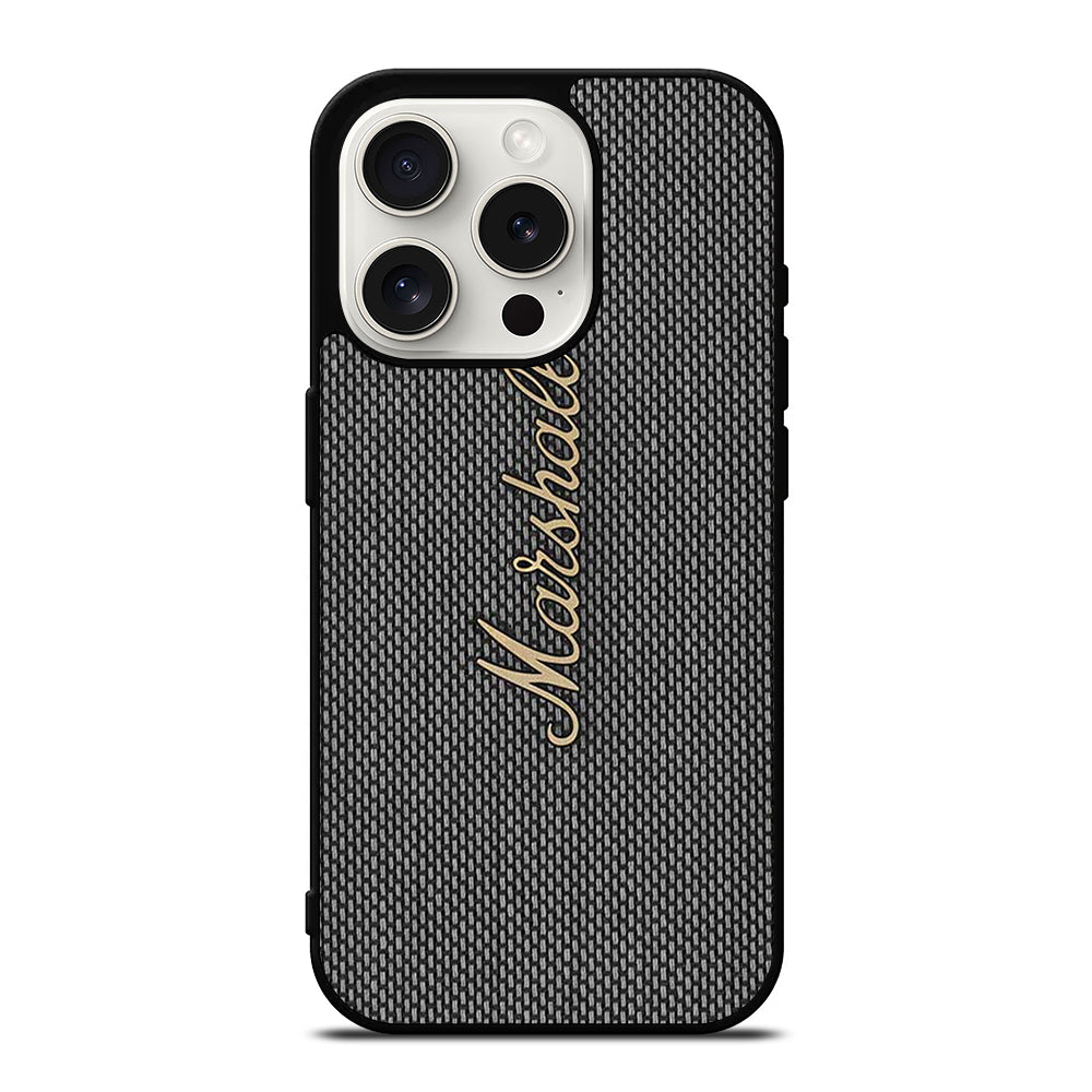 MARSHALL LOGO iPhone 15 Pro Case Cover
