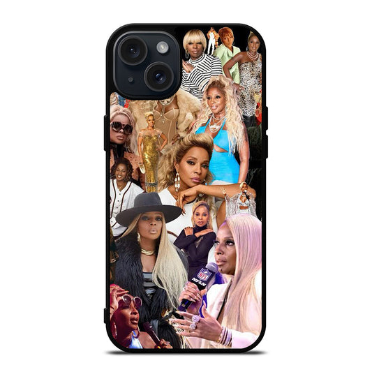 MARY J COLLAGE iPhone 15 Plus Case Cover