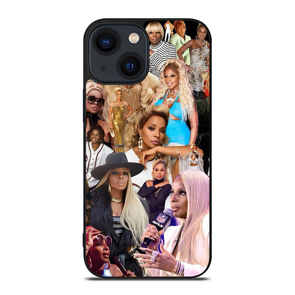 MARY J COLLAGE iPhone 14 Plus Case Cover