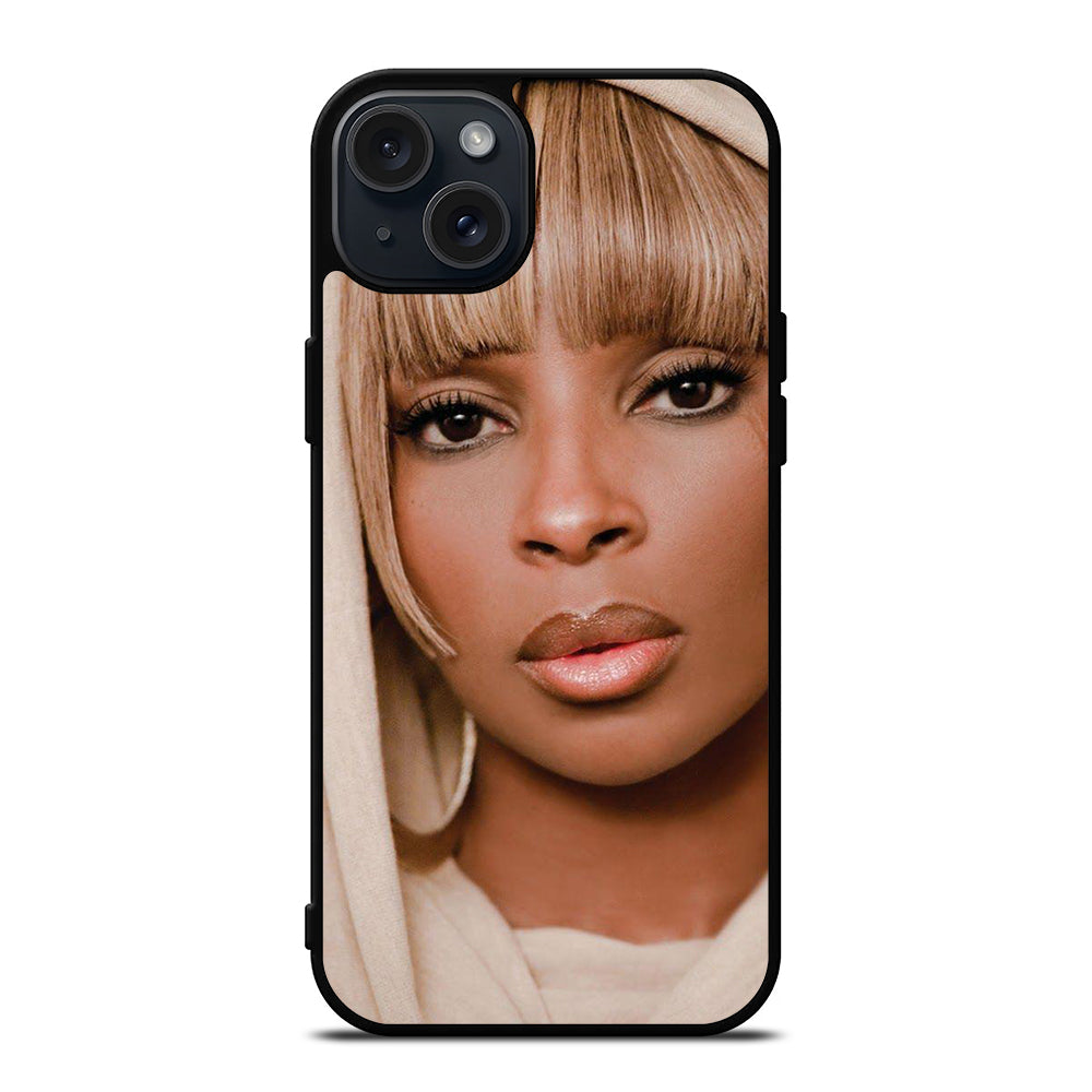 MARY J FACE iPhone 15 Plus Case Cover