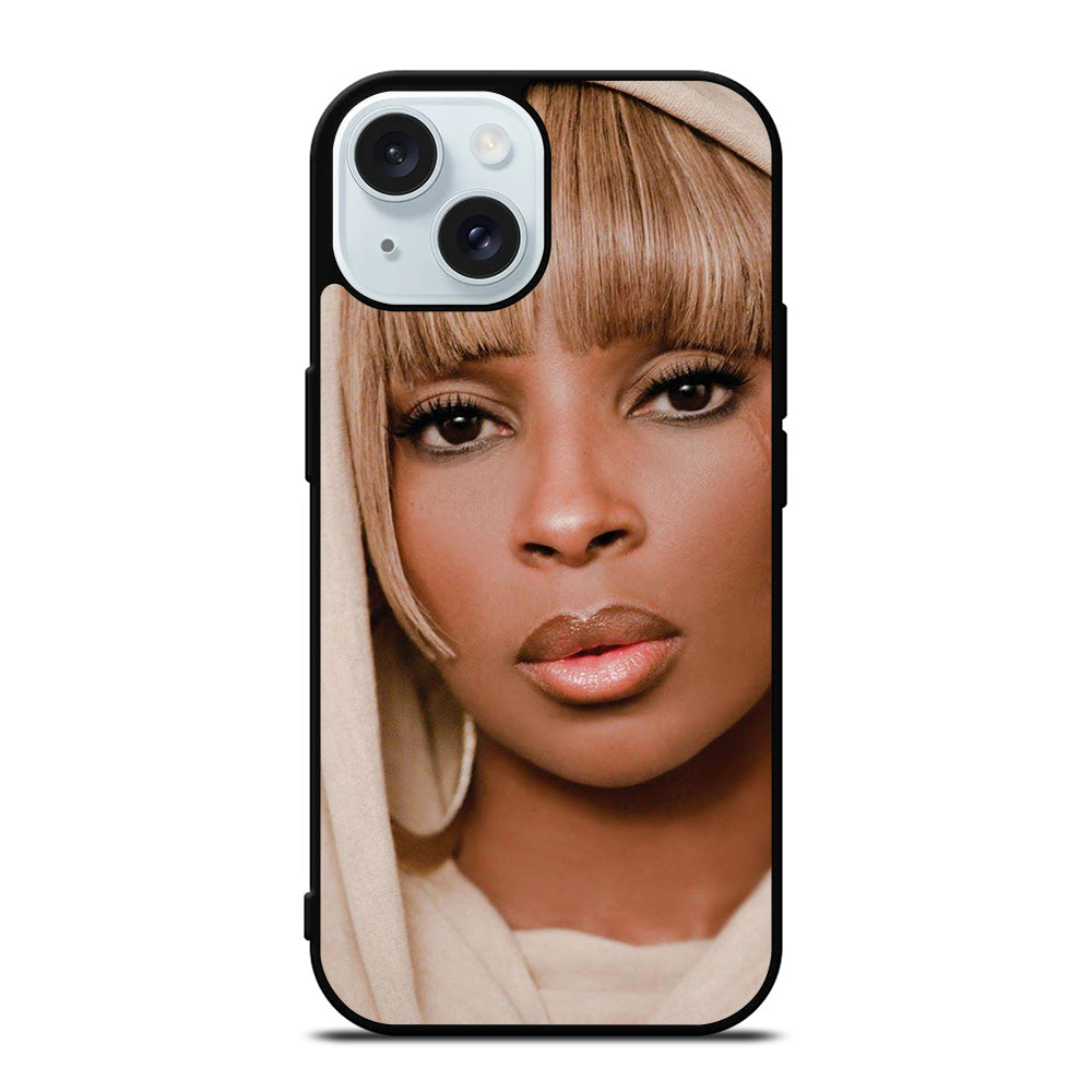 MARY J FACE iPhone 15 Case Cover