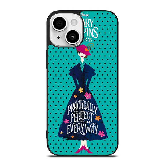 MARY POPPINS POLCADOT iPhone 13 Mini Case Cover