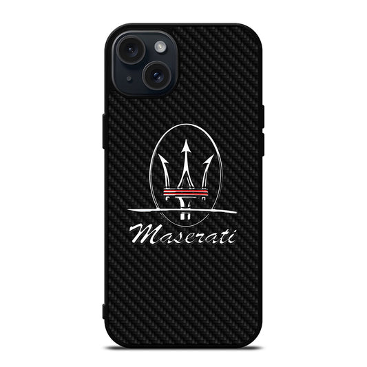 MASERATI CARBON iPhone 15 Plus Case Cover