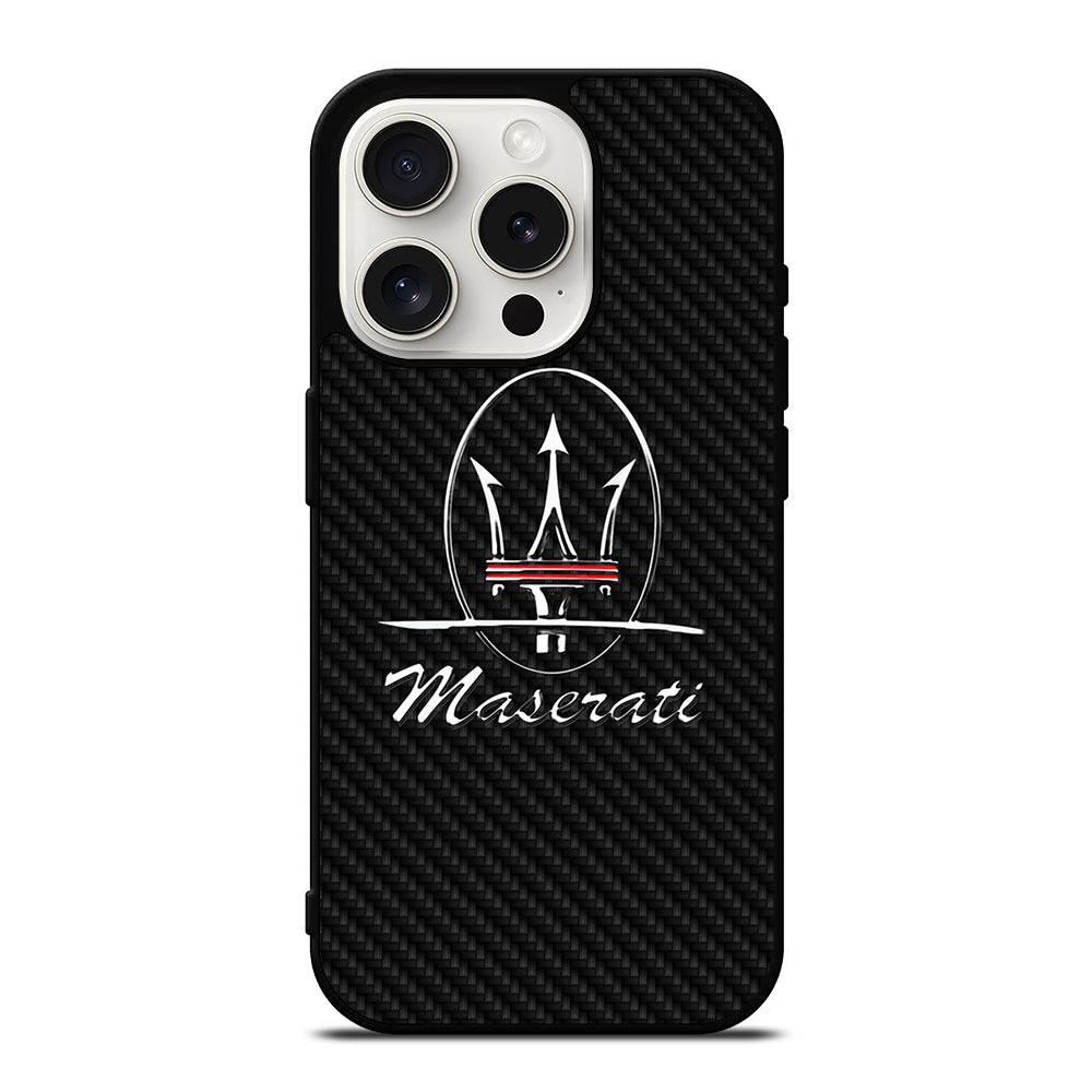 MASERATI CARBON iPhone 15 Pro Case Cover