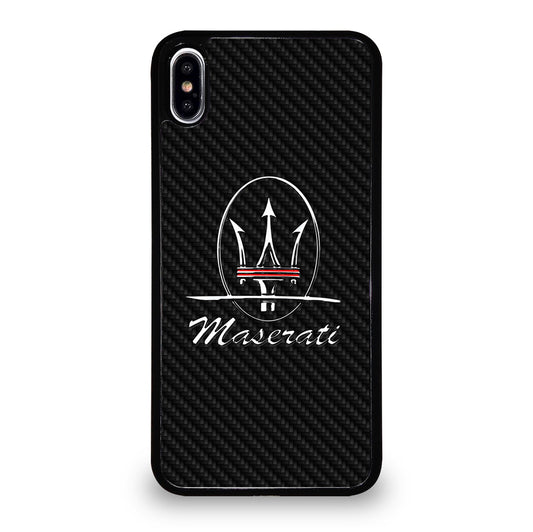 MASERATI CARBON iPhone XS Max Case Cover