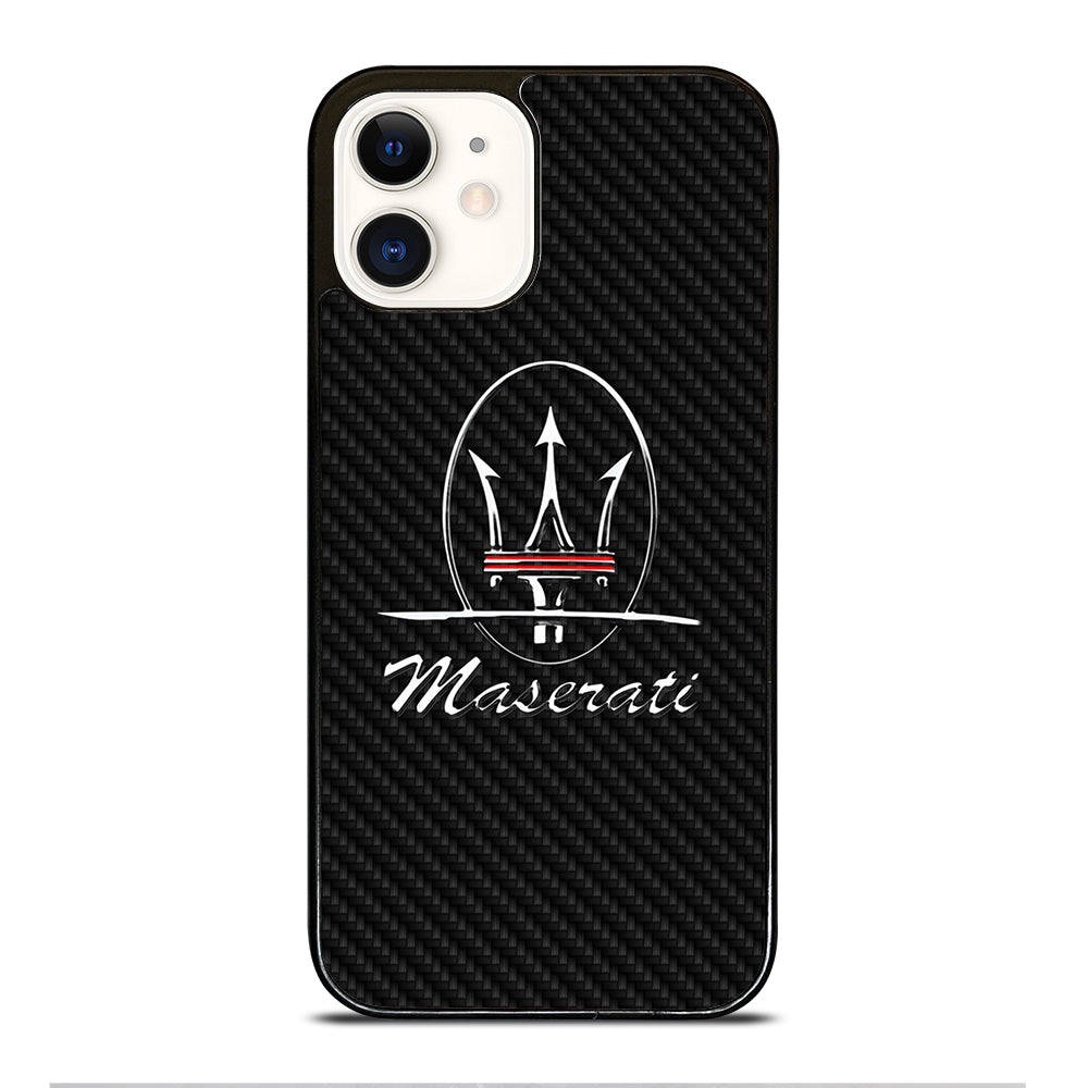 MASERATI CARBON iPhone 12 Case Cover