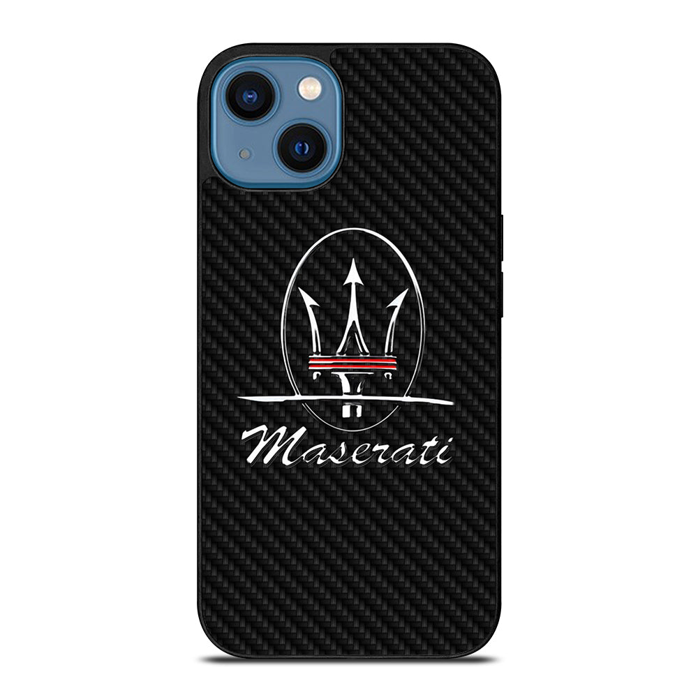 MASERATI CARBON iPhone 14 Case Cover